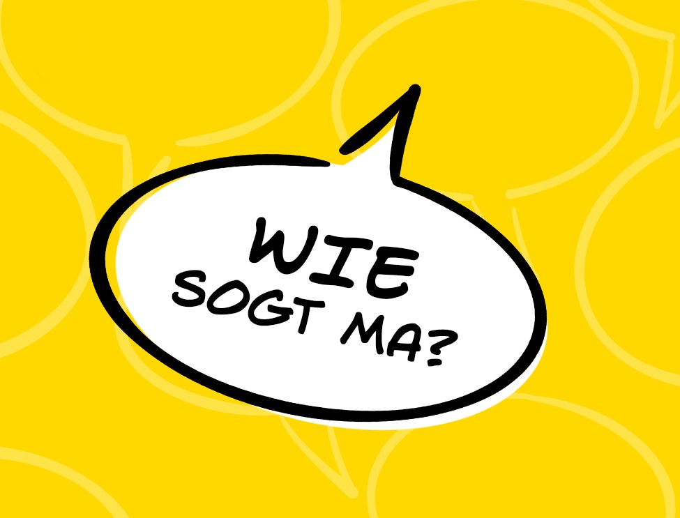 "Wie sogt ma" - Wienerische Redewendungen und Redensarten ©Wiener Goscherl